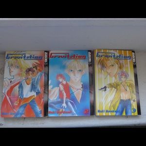 Gravitation manga vol 1,2 & 3